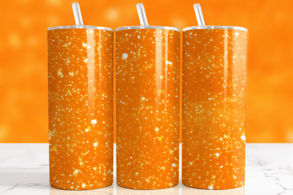 Download Bright Orange Glitter Tumbler Wrap - Glitter tumbler wrap Collection