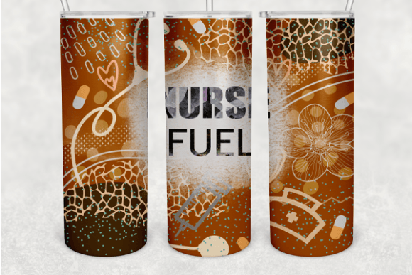 Download Nurse Fuel 20 OZ Skinny Tumbler Png File - Tumbler png file Collection