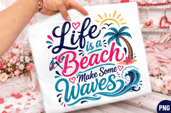 Download Life is Beach PNG T-shirt Design - Beach png Collection